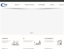Tablet Screenshot of hanamicron.com